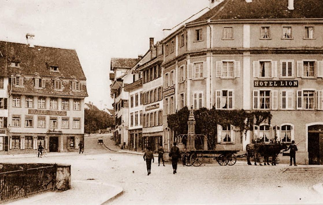 Hotel Le Lion - Self Check-In Bischofszell Bagian luar foto