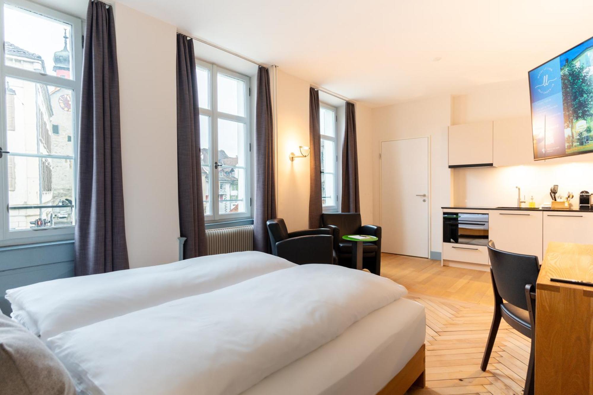 Hotel Le Lion - Self Check-In Bischofszell Bagian luar foto